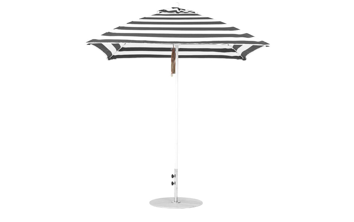 Ledge Loungers Essential Fiberglass Umbrella - 7.5' Square Pulley - Majestic Patio