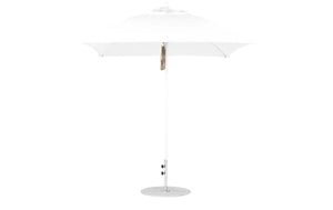 Ledge Loungers Essential Fiberglass Umbrella - 7.5' Square Pulley - Majestic Patio