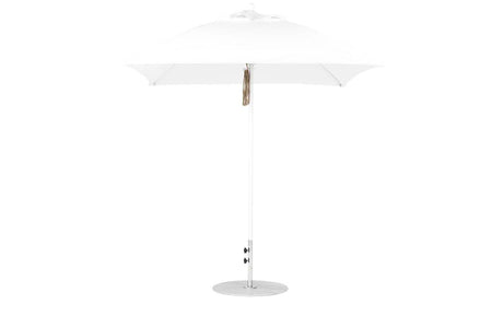 Ledge Loungers Essential Fiberglass Umbrella - 7.5' Square Pulley - Majestic Patio