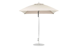 Ledge Loungers Essential Fiberglass Umbrella - 7.5' Square Pulley - Majestic Patio