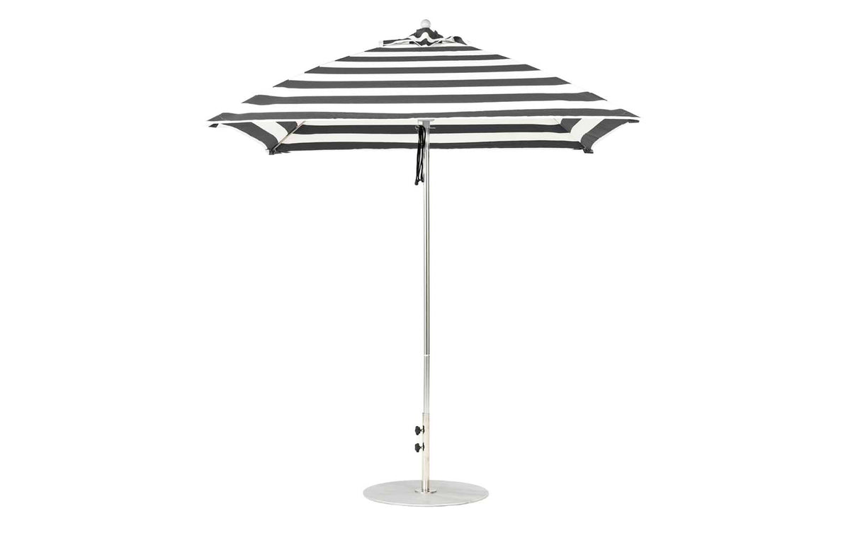 Ledge Loungers Essential Fiberglass Umbrella - 7.5' Square Pulley - Majestic Patio