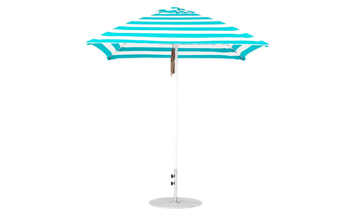 Ledge Loungers Essential Fiberglass Umbrella - 7.5' Square Pulley - Majestic Patio