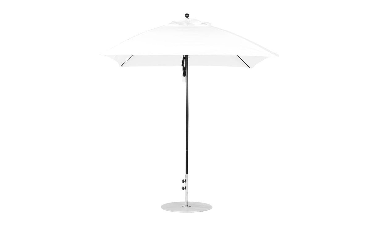 Ledge Loungers Essential Fiberglass Umbrella - 7.5' Square Pulley - Majestic Patio