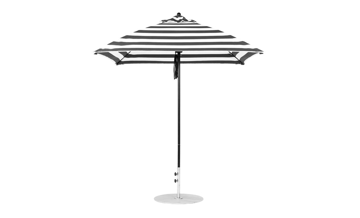 Ledge Loungers Essential Fiberglass Umbrella - 7.5' Square Pulley - Majestic Patio