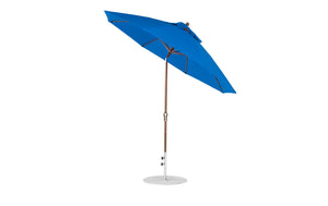 Ledge Loungers Essential Fiberglass Umbrella - 9' Octagon Crank Auto Tilt - Majestic Patio