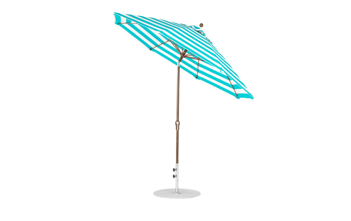 Ledge Loungers Essential Fiberglass Umbrella - 9' Octagon Crank Auto Tilt - Majestic Patio