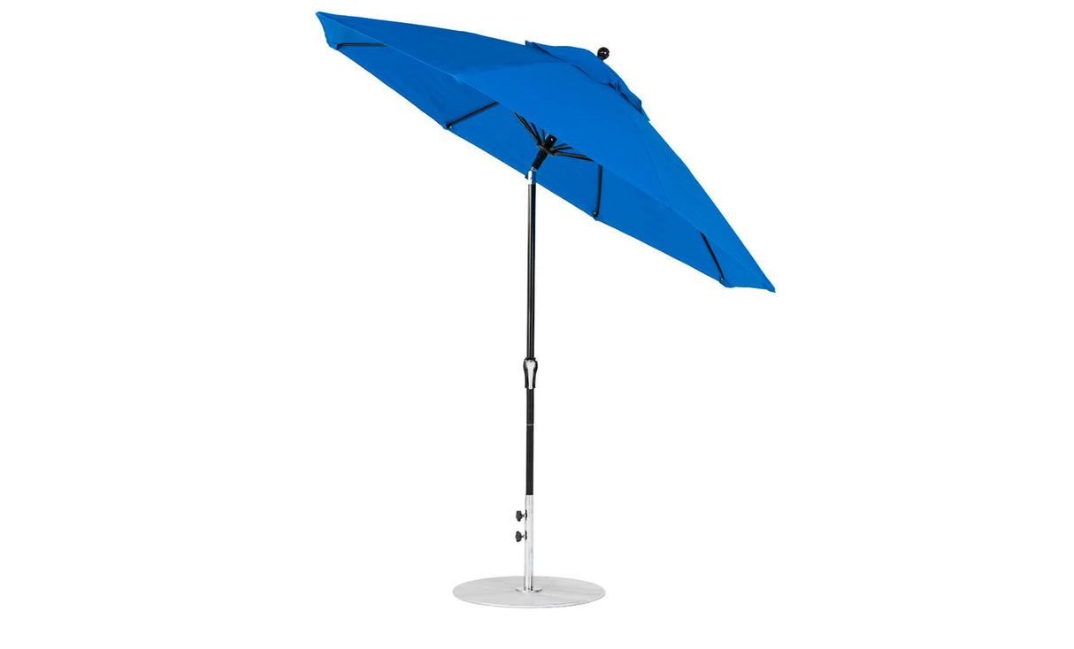 Ledge Loungers Essential Fiberglass Umbrella - 9' Octagon Crank Auto Tilt - Majestic Patio