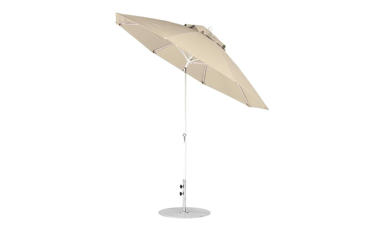 Ledge Loungers Essential Fiberglass Umbrella - 9' Octagon Crank Auto Tilt - Majestic Patio