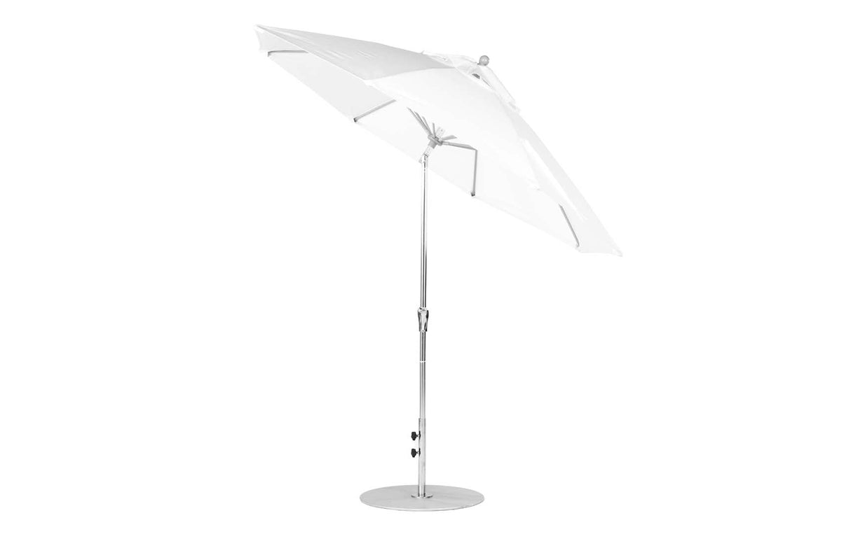 Ledge Loungers Essential Fiberglass Umbrella - 9' Octagon Crank Auto Tilt - Majestic Patio