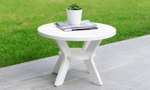 Ledge Loungers Mainstay Round Side Table - Majestic Patio