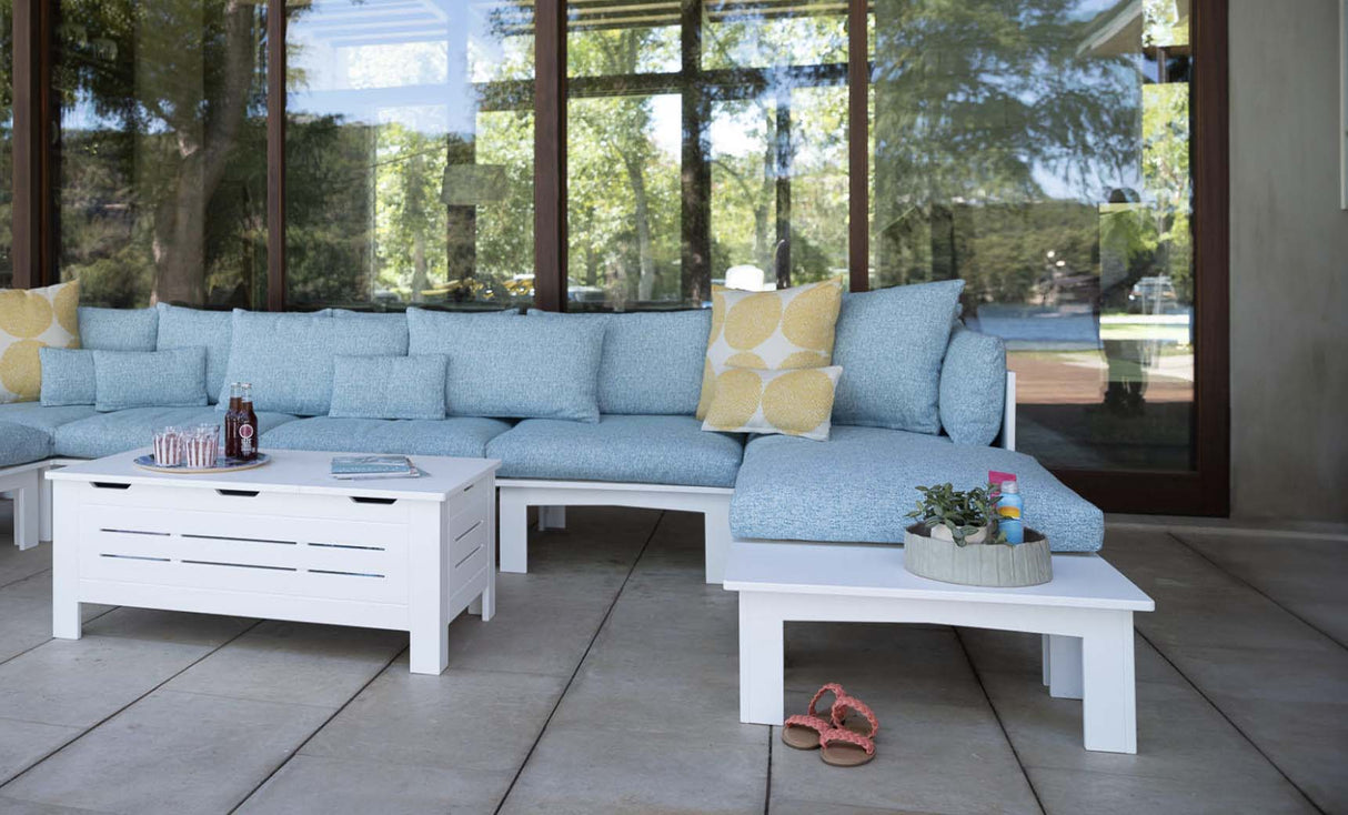 Ledge Loungers Mainstay Sectional Relaxed Left Armchair - Majestic Patio