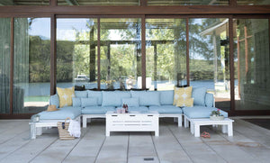 Ledge Loungers Mainstay Sectional Relaxed Middle - Majestic Patio