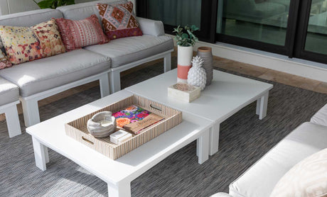 Ledge Loungers Mainstay Square Coffee Table - Majestic Patio