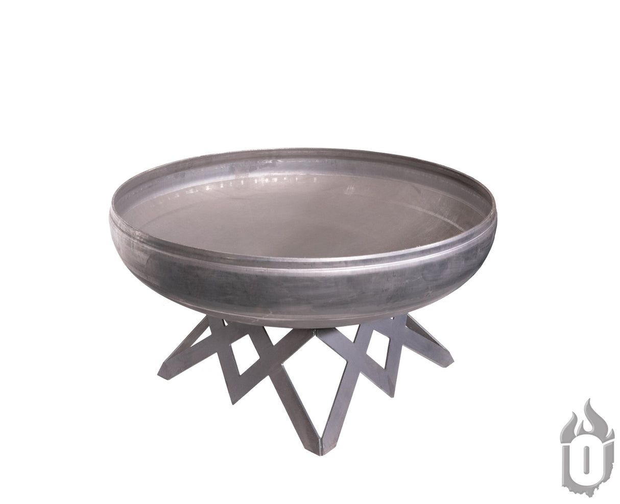 Liberty Fire Pit with Angular Base (Made in USA) - Majestic Patio