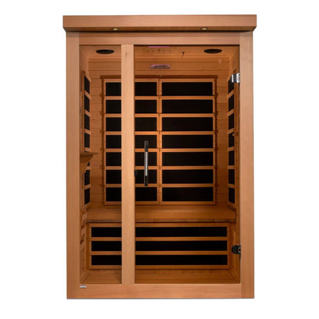 Llumeneres 2 Person Ultra Low EMF FAR Infrared Sauna - Majestic Patio