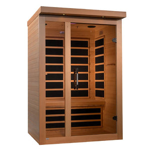 Llumeneres 2 Person Ultra Low EMF FAR Infrared Sauna - Majestic Patio