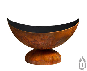 "Lunar" Fire Bowl (Made In USA) - Majestic Patio