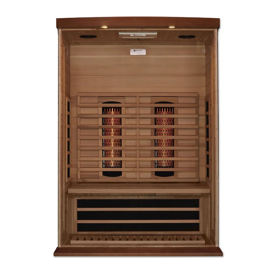 Maxxus 2 Person Full Spectrum Infrared Sauna - Canadian Red Cedar - Majestic Patio