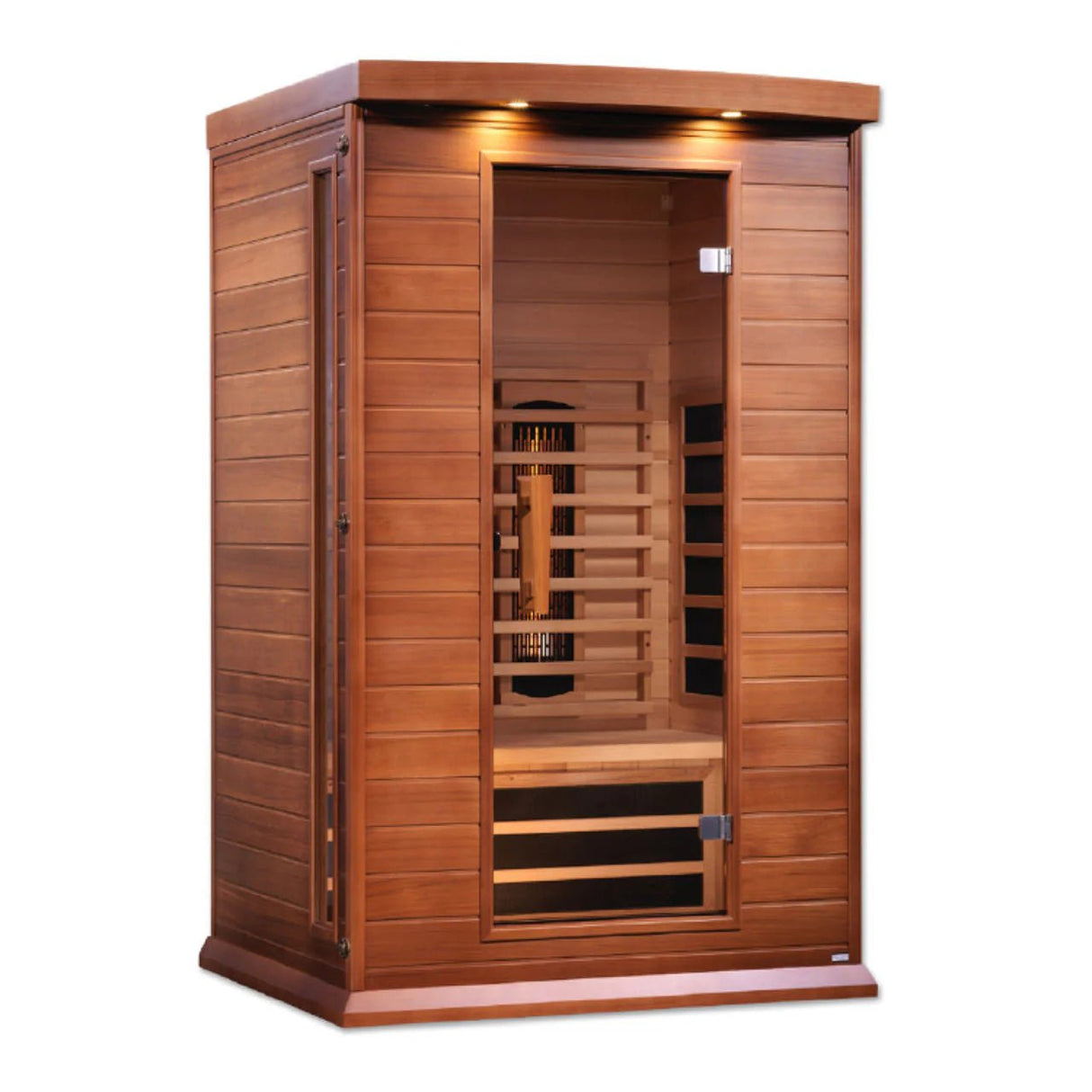 Maxxus 2 Person Full Spectrum Infrared Sauna - Canadian Red Cedar - Majestic Patio