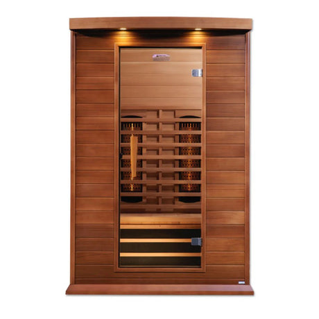 Maxxus 2 Person Full Spectrum Infrared Sauna - Canadian Red Cedar - Majestic Patio