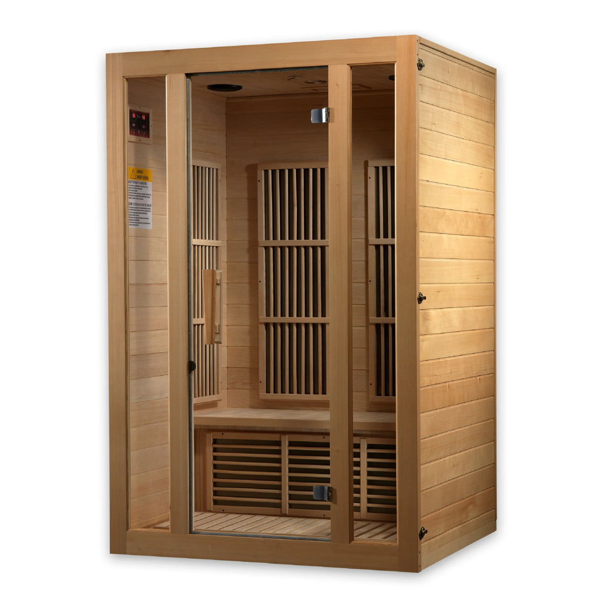 Maxxus Seattle 2 person Low EMF FAR Infrared Sauna Canadian Hemlock - Majestic Patio