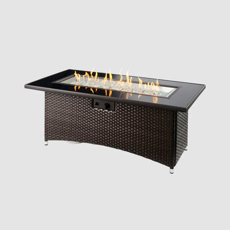 Montego Linear Gas Fire Pit Table - Majestic Patio