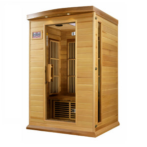 MX - K206 - 01 Maxxus Low EMF FAR Infrared Sauna Canadian Red Cedar - Majestic Patio