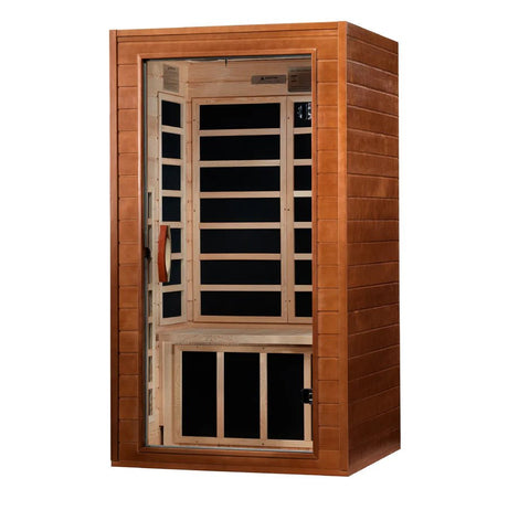 New 2023 Model Avila 1 - 2 Person Ultra Low EMF FAR Infrared Sauna - Majestic Patio