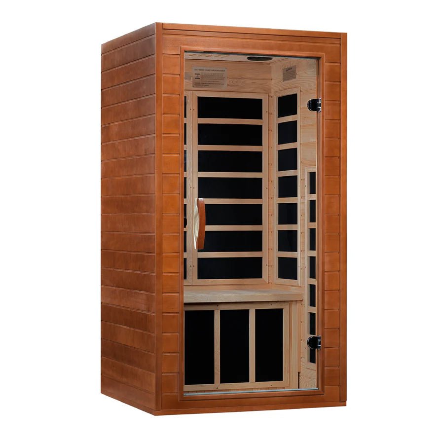 New 2023 Model Avila 1 - 2 Person Ultra Low EMF FAR Infrared Sauna - Majestic Patio