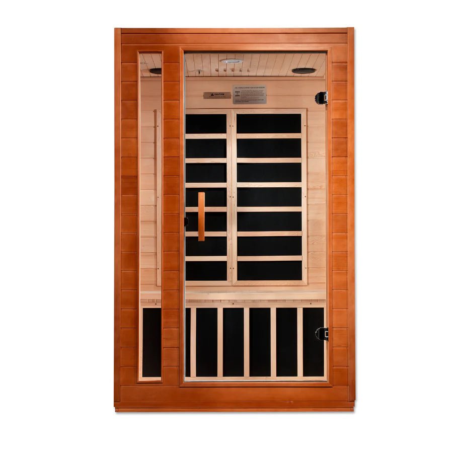 New 2023 Model Cardoba 2 Person Ultra Low EMF FAR Infrared Sauna - Majestic Patio