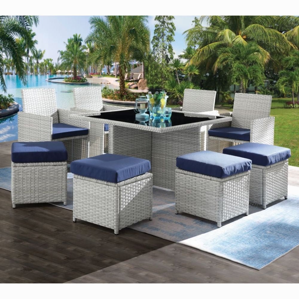 Paitalyi 9PC Bistro Set - Majestic Patio