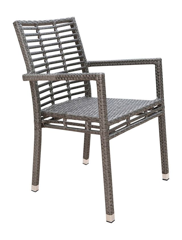 Panama Jack Graphite Stackable Armchair - Majestic Patio