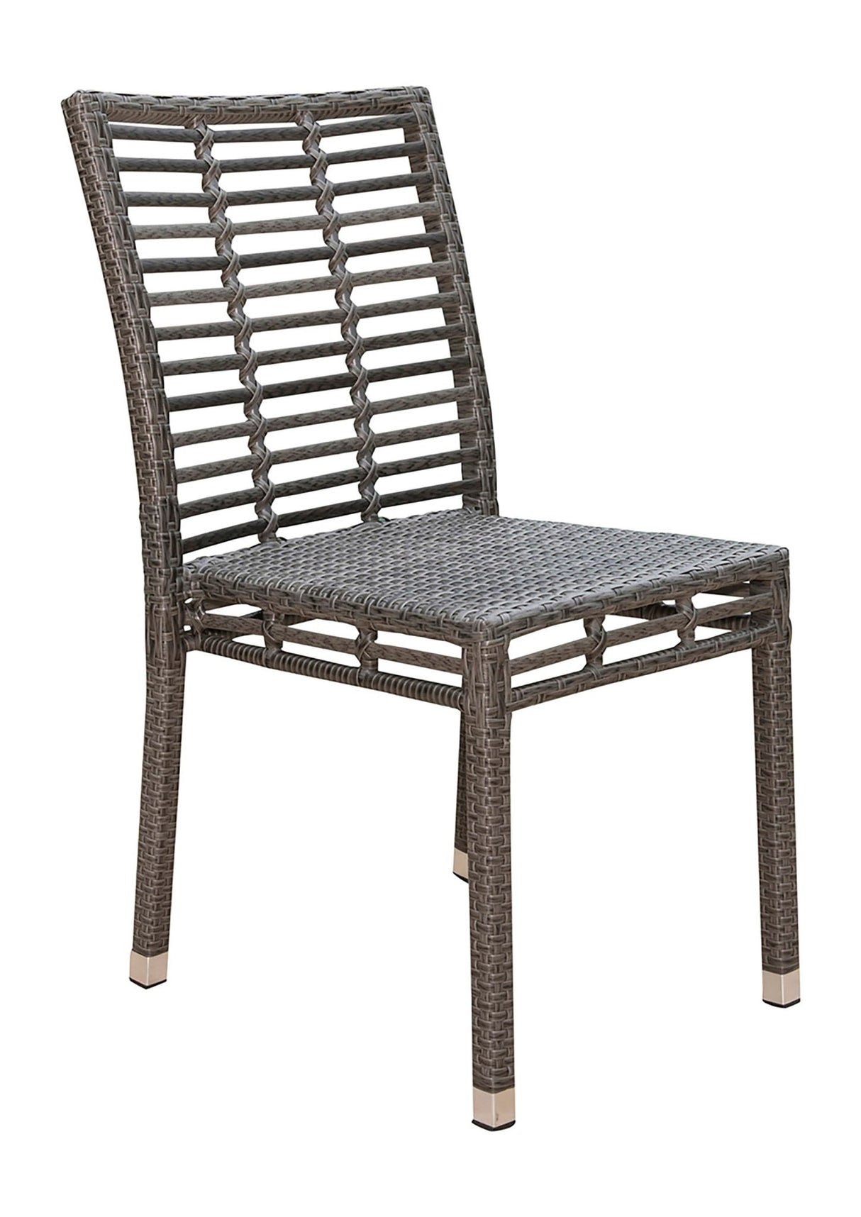 Panama Jack Graphite Stackable Side Chair - Majestic Patio