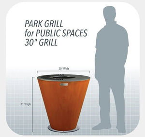 PARK GRILLS FOR PUBLIC SPACES AND HIGH TRAFFIC - Majestic Patio