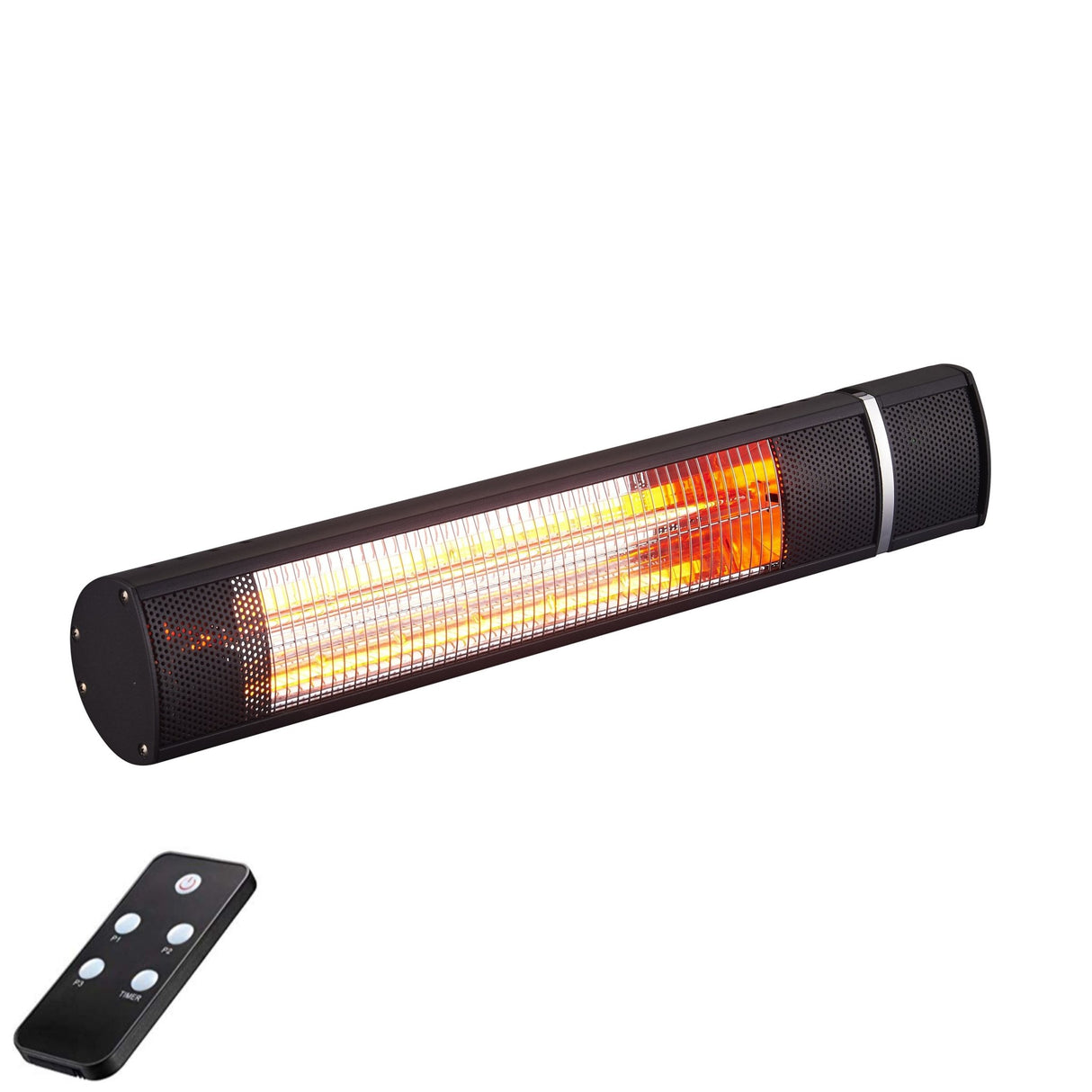 RADtec 25" Golden Tube Electric Patio Heater (1500W/110V) - Majestic Patio