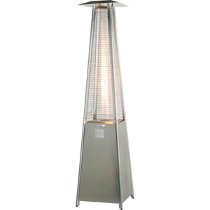 RADtec 89" Tower Flame Propane Patio Heater - Stainless Steel (41,000 BTU) - Majestic Patio