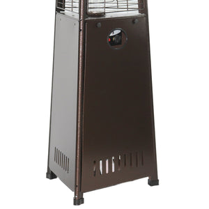 RADtec 93" Pyramid Flame Propane Patio Heater - Antique Bronze Finish (41,000 BTU) - Majestic Patio