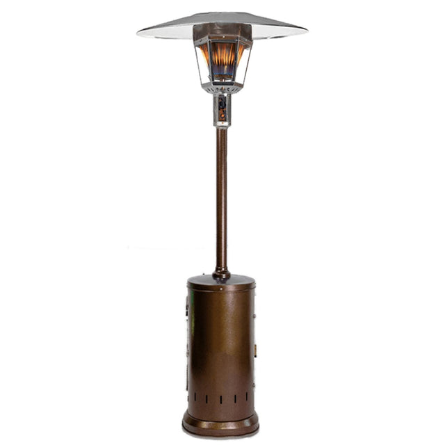 RADtec 96" Real Flame Propane Patio Heater - Antique Bronze Finish (40,000 BTU) - Majestic Patio