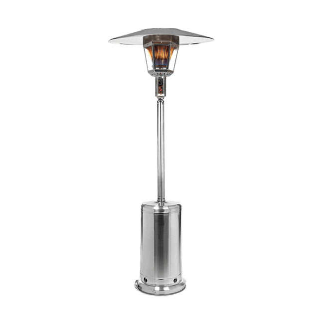 RADtec 96" Real Flame Propane Patio Heater - Stainless Steel Finish (40,000 BTU) - Majestic Patio