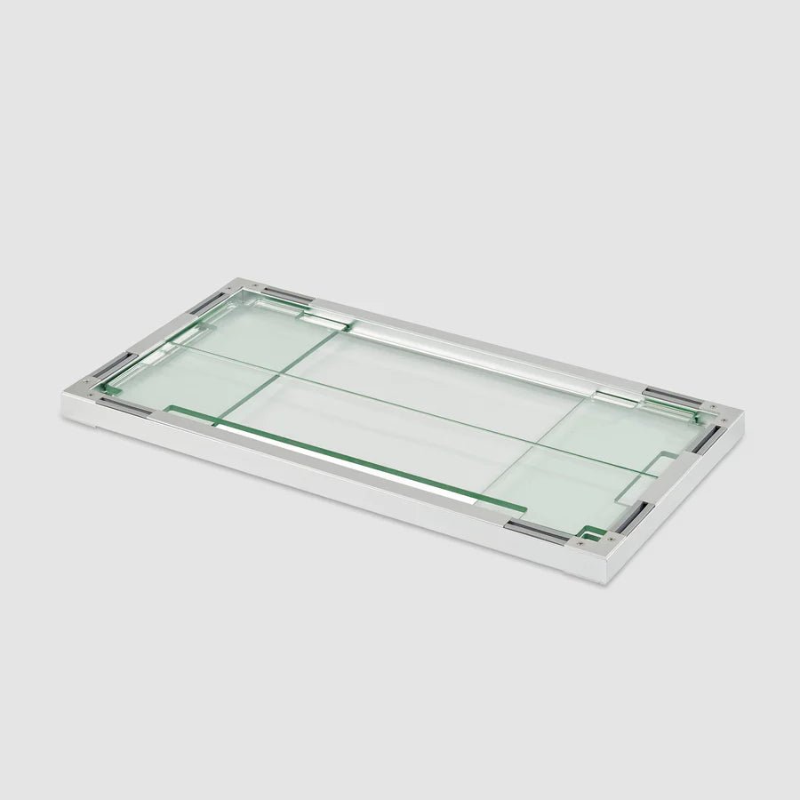 Rectangular Folding Glass Wind Guard - Majestic Patio