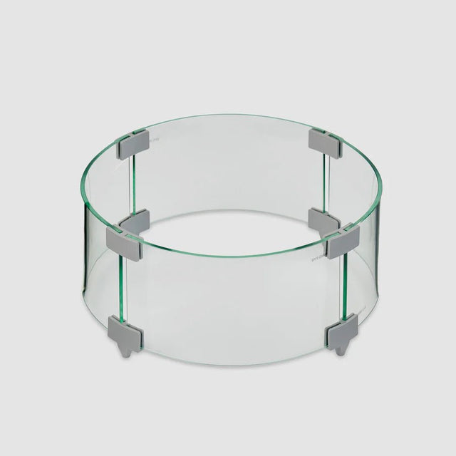 Round Glass Wind Guard - Majestic Patio