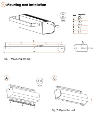 Schwank Swift5 Series 32" Electric Air Curtain - 208V - Majestic Patio