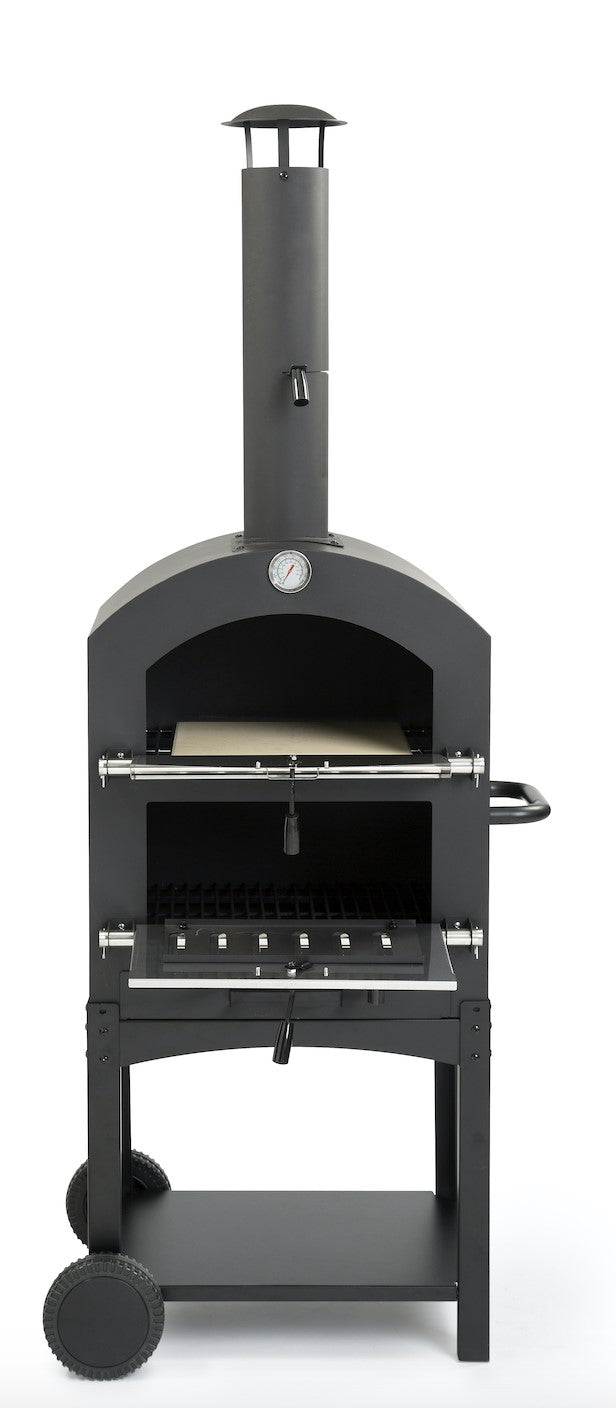 Stand Alone Eco Wood-Fired Garden Oven with Pizza Stone - Majestic Patio