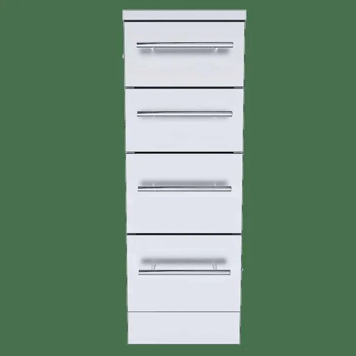 Sunstone 12″ 4 Multi Drawer Storage Base Cabinet – SBC12SMD - Majestic Patio