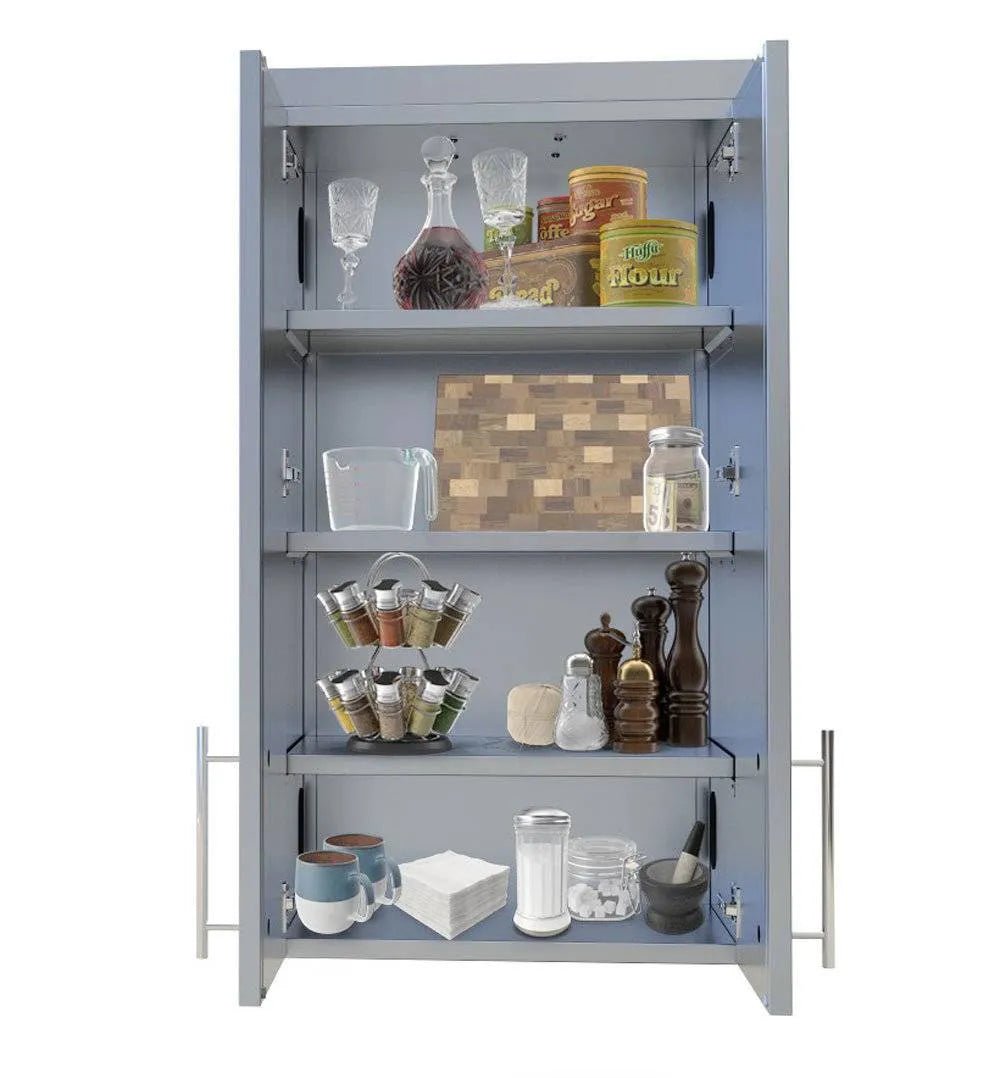 Sunstone 24″ Full Height Double Door Cabinet w/Four Shelves – SWC24FDD - Majestic Patio