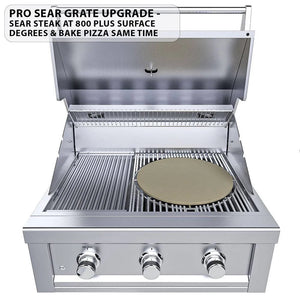 Sunstone 30″ Ruby 3 Burner Pro-Sear Grill – RUBY3B - Majestic Patio