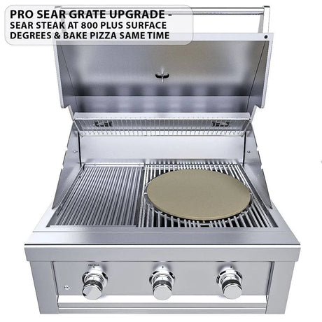 Sunstone 30″ Ruby 3 Burner Pro-Sear Grill – RUBY3B - Majestic Patio