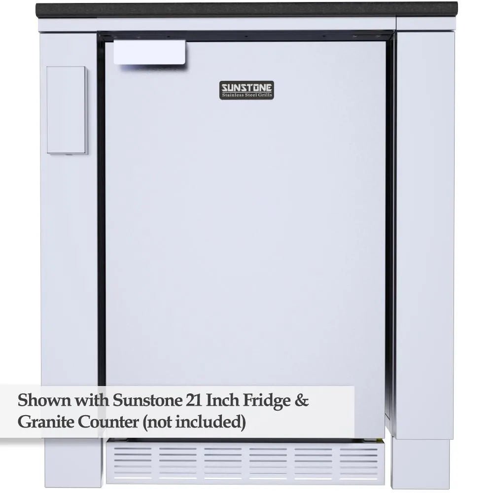 Sunstone 30″ Sunstone Appliance Cabinet for up to 21″ wide Fridge – SAC30APC - Majestic Patio