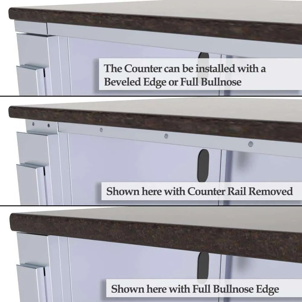 Sunstone 4″ Combo Left & Right Appliance Partition Panels Package – SCC4SPEL & SCC4SPER - Majestic Patio