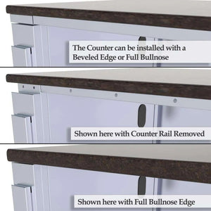 Sunstone 4″ Combo Left & Right Appliance Partition Panels Package – SCC4SPEL & SCC4SPER - Majestic Patio